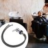 Salon Shampoo Bowl Faucet, Salon Shampoo Bowl Faucet Vacuum Breaker Kit Zinc Alloy Mixer Faucet for Hair Wash with 70cm Tube for Shampoo Bed Replacement Part view 2