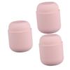 FRCOLOR 3pcs Portable Silicone Makeup Sponge Drying Holder Case Travel-friendly Protective Container for Makeup Sponge Dust Design Material Lightweight and Compact view 1