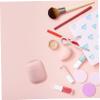 FRCOLOR 3pcs Portable Silicone Makeup Sponge Drying Holder Case Travel-friendly Protective Container for Makeup Sponge Dust Design Material Lightweight and Compact view 2