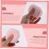 FRCOLOR 3pcs Portable Silicone Makeup Sponge Drying Holder Case Travel-friendly Protective Container for Makeup Sponge Dust Design Material Lightweight and Compact view 3