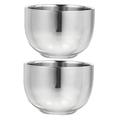 FRCOLOR 4pcs Shaving Tools Stainless Steel Shaving Bowl Men's Bubble Bowl Lid Rustproof Easy Clean