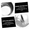 FRCOLOR 4pcs Shaving Tools Stainless Steel Shaving Bowl Men's Bubble Bowl Lid Rustproof Easy Clean view 3