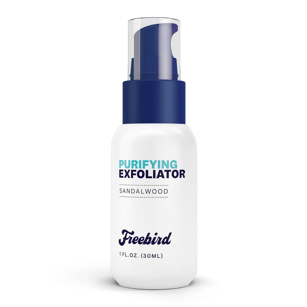 Freebird Scalp Exfoliator - 30mL Purifying Scalp Exfoliator, Soothes & Prepares Skin for Close Shave, Anti-Pore Clogging, Sensitive Skin Friendly, Paraben Free, Travel Size, Nourishing Daily Cleanser