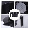 FRCOLOR 4pcs Hair Dyeing Bowl Kit Professional Hair Dye Bowls Measurement Scale for Salon Use Easy to Clean Washable Reusable Mixing Tools view 3