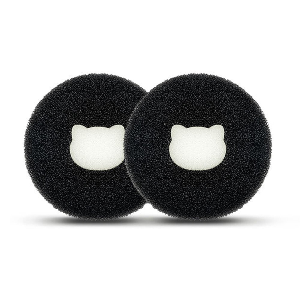 BUTIYO Makeup Brush Cleaner for Powder Makeup Brush Eyeshadow Makeup Brush for Dry Clean With 2 pcs Sponges Black FB-007