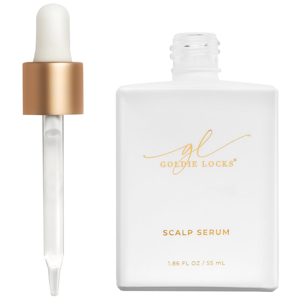 Goldie Locks Scalp Serum - Supports Fuller-Looking Hair and Healthy Scalp - Hydrating Lightweight Formula - Safe for Extensions & Color-Treated Hair - Protein-Free - 1.86 oz