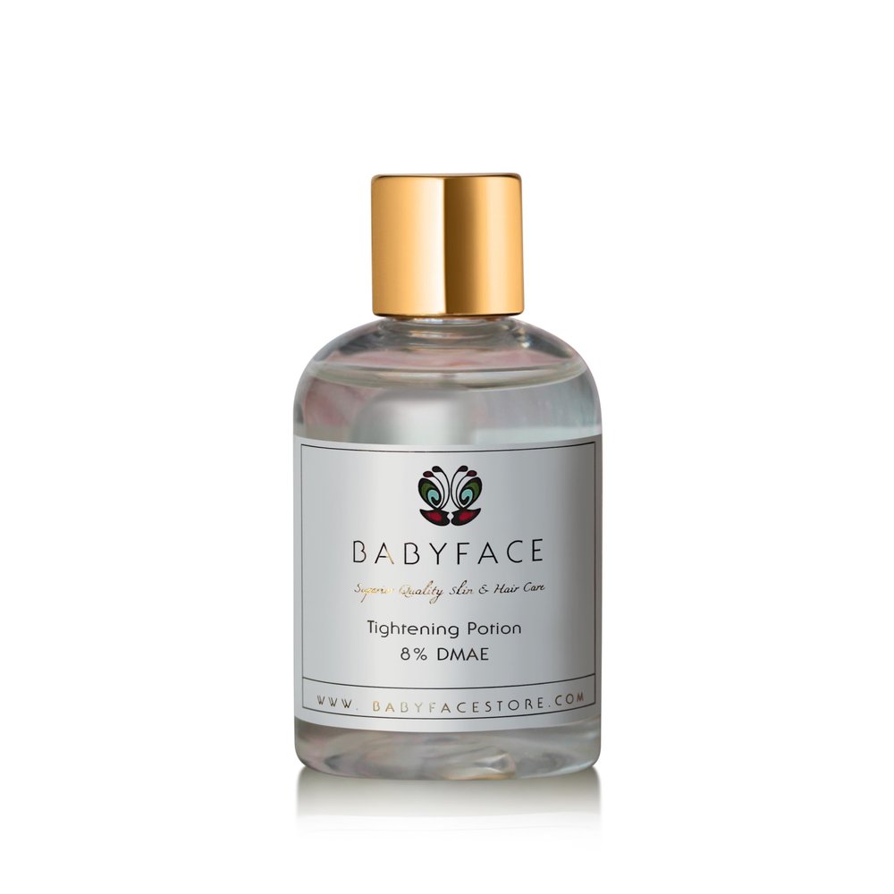 Babyface Instant Tightening Serum - Extra Strength 8% DMAE for Maximum Tightening, Pore Refining, Face Firming, Anti-Aging. Lifts, Smoothes, Resurfaces Dull Skin (Refill Size - 4.6 Oz)