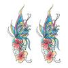 2 Pieces Of Dielianhua Waterproof Long-Lasting Lifelike Totem Scar Covering Tattoo Stickers Temporary Tattoos Fake Tattoo For Women view 1