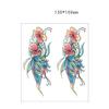 2 Pieces Of Dielianhua Waterproof Long-Lasting Lifelike Totem Scar Covering Tattoo Stickers Temporary Tattoos Fake Tattoo For Women view 3