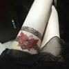 3 Pieces Of Waterproof Tattoo Stickers Temporary Tattoos Fake Tattoo For Men And Women, Long-Lasting Bow Lace To Cover Scars On Thighs view 1