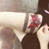 3 Pieces Of Waterproof Tattoo Stickers Temporary Tattoos Fake Tattoo For Men And Women, Long-Lasting Bow Lace To Cover Scars On Thighs view 2