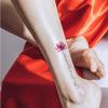 2 Pieces Of 8 Flower English Clavicle Tattoo Stickers Temporary Tattoos Fake Tattoo Sexy Korean Simulation Female Waterproof And Long-Lasting view 4