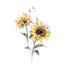 2 Pieces Of Sunflower Tattoo Stickers Temporary Tattoos Fake Tattoo, Waterproof, Long-Lasting, Fresh For Women'S Arms view 1