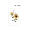 2 Pieces Of Sunflower Tattoo Stickers Temporary Tattoos Fake Tattoo, Waterproof, Long-Lasting, Fresh For Women'S Arms view 3