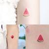 18 Small Pictures Strawberry Fruit Tattoo Stickers Temporary Tattoos Fake Tattoo Peach Cherry Girl Waterproof Long-Lasting Sweet Stickers view 3