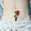 2 Colorful Rose Feather Tattoo Stickers Temporary Tattoos Fake Tattoo Waterproof Women'S Scar Covering Tattoo Stickers Temporary Tattoo Fake Tattoo view 2