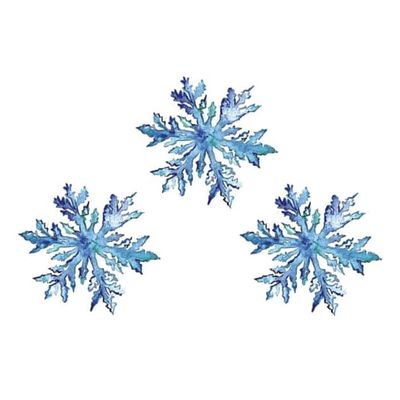 2 Pieces Of Snowflake Tattoo Stickers Temporary Tattoos Fake Tattoo For Men And Women, Waterproof And Long-Lasting, Small And Refreshing Behind-The-Ear