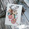 3 Sheets Of Tattoo Stickers Temporary Tattoos Fake Tattoo Waterproof Long-Lasting Cherry Blossom And Deer Back For Men And Women view 2