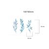2 Pieces Of Tattoo Stickers Temporary Tattoos Fake Tattoo, Leaves, Water Plants, Girls' Ankles, Clavicle, Fresh And Cute, Waterproof view 3