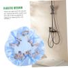 FRCOLOR 3pcs Bath Cap for Women Reusable Shower Hat Thickened Double Design for Hair for Spa Cooking and Makeup view 4