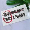 3 Tattoo Stickers Temporary Tattoos Fake Tattoo, Long-Lasting, Waterproof, Men And Women, Dark Style, Arm, English, Family Eternal view 2