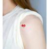2 Colorful Leaves And Love Small Pattern Tattoo Stickers Temporary Tattoos Fake Tattoo For Lovers, Waterproof For Men And Women view 1