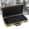 Barber Case with Code Lock Portable Travel Barber Suitcase, Stylist Professional Barber Box Clipper Case For Barbers, Beauty Salon Tool Kits Storage Barber Cases For Clippers And Supplies (Gold-Black) view 1