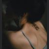 2 Pieces Of Black Butterfly Tattoo Stickers Temporary Tattoos Fake Tattoo Waterproof Simulated Long-Lasting Female Arm Chest Stickers Painted view 3
