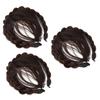 POPETPOP 3pcs Elegant Front Hair Bang Wig Attachable Braid Headband Hair Extensions for Women Girls view 1