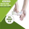 Coral Safe Aloe Vera Gel For Face & Body, Sunburn Relief, 99% Pure Aloe Pressed from Real Aloe Leaves, Cooling Gel, Soothes & Hydrates Skin. Made with Natural Ingredients. Non-Greasy, Unscented view 2