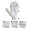 Manu&Pod Small 3 Pairs 100% Organic Cotton Moisturizing Gloves for Dry Hands, Eczema, Psoriasis l Overnight Cream, Ointment for Women l Sleep Treatment l Wristband, White view 4