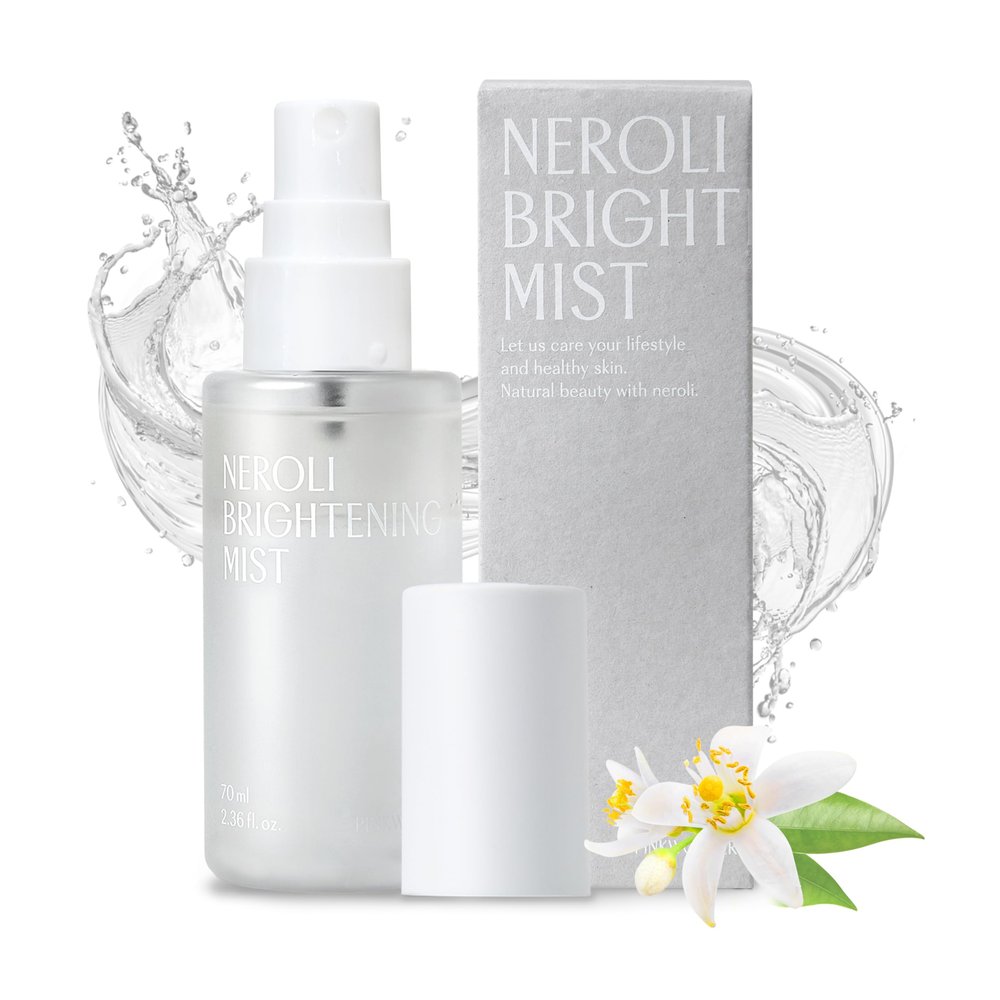 PINKWONDER Neroli Mist 2.36oz (70ml), Hydrating Facial Spray with Neroli & Jojoba Oil, Glowing and Radiant Skin, Antioxidant, Korean Skincare