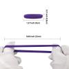 100 Pack No Damage Hair Ties For Women Thick Hair,Soft Seamless Colorful Ponytail Holders for Girls,Dark Purple Elastic Hair Bands (Dark Purple) view 2