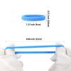 100 Pack No Damage Hair Ties For Women Thick Hair,Soft Seamless Colorful Ponytail Holders for Girls,Dark Blue Elastic Hair Bands (Dark Blue) view 2