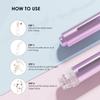 Micro Infusion System For Skin Care MicroNeedle Derma Roller For Women Microneedling Beauty Tool for Face Scalp Hair Lips - Stamp Type w/Alloy Casing view 4