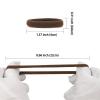 100 Pack No Damage Hair Ties For Women Thick Hair,Soft Seamless Colorful Ponytail Holders for Girls,Elastic Hair Bands (Coffee) view 2