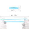 100 Pack No Damage Hair Ties For Women Thick Hair,Soft Seamless Colorful Ponytail Holders for Girls,Light Blue Elastic Hair Bands (Light Blue) view 3
