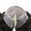 Durable Fine Mono Mens Toupee Natural Human Hair System for Men Pu Around Replacement Hairpieces 8"X10" Black Brown Medium Density Hair Prosthesis (#7 Very Light Brown) view 3