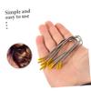FRCOLOR 60pcs Hot Roller Clips Securing for Rollers Replacement Clips for Styling and Perming Hair Suitable view 4