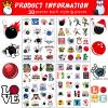 20 Sheets Bowling Temporary Tattoos Bowling Themed Birthday Party Favors Decorations Supplies for Kids Boys Girls Gifts Classroom School Prizes Rewards view 2