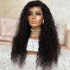 13x4 Curly Lace Front Wigs Human Hair Pre Plucked 150% Density Transparent Lace Frontal Wigs Human Hair for Black Women Glueless Wigs Deep Curly Wigs (10 inch, 13x4 lace front wig) view 1