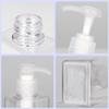 100ml (3.4oz) Pump Bottle Dispenser Jansburg 2 Pack Refillable Flat Square Plastic Lotion Dispenser Leakproof Empty Lotion Pump Bottle for Essential Oil Soap Lotion Shampoo Clear view 2