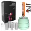 2-in-1 Silicone Makeup Brush Cleaner Electric Makeup Brush Cleaner and Dryer Super Fast Cleaning and Drying for Makeup Lovers and Professionals view 1