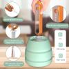 2-in-1 Silicone Makeup Brush Cleaner Electric Makeup Brush Cleaner and Dryer Super Fast Cleaning and Drying for Makeup Lovers and Professionals view 4