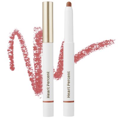 Heart Percent Dote On Mood Lip Liner Pencil, Long-Lasting Creamy Lip Crayon Smooth Lipliner Retractable Lipstick Overlip Line Color 0.8g, #18. Fig Rose