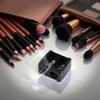 Black Eyeliner Sharpener Makeup Pencil Sharpener Pencil Sharpeners for Eyebrow Eyeliner Pencil Tool Dual Holes Eye Pencil Sharpener with Cover Portable Cosmetic SharpenerMakeup Brushes and Tools view 4