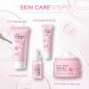 Skin Care Set JAPAN SAKURA Beauty Gift Sets Skin Care Kit with Cleanser, Serum, Eye Cream, Face Cream Travel Kit for Women Mom Wife Teen Girls Gentle Skin Cleaning TSA-friendly Sizes 4pcs view 2