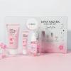Skin Care Set JAPAN SAKURA Beauty Gift Sets Skin Care Kit with Cleanser, Serum, Eye Cream, Face Cream Travel Kit for Women Mom Wife Teen Girls Gentle Skin Cleaning TSA-friendly Sizes 4pcs view 4