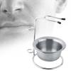 Gavigain Men Shaving Kit, Fashionable Men Shave Tool Kit, Stainless Steel Shaving Brush Stand Holder, Soap Mug Bowl view 4