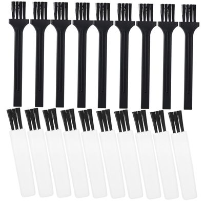 HONMEET 30pcs Electric Razor Cleaning Brush Mini Gap Plastic Beard Shaver Brush for Keyboard Pc Fan Dashboard